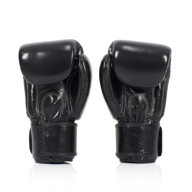 Боксерські рукавиці Fairtex BGV1 Nation Print Black 16 унцій (бинти в комплекті) Каменское - изображение 4