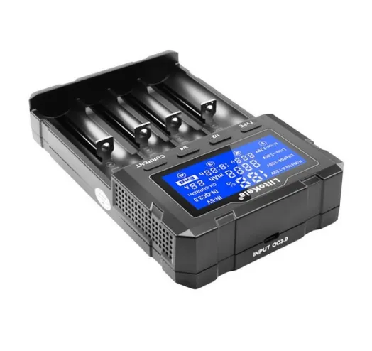 Зарядное устройство универсальное LiitoKala Lii-KU4 LCD Type-C для аккумуляторов (Li-ion IMR LiFe NiMH/CD) на 4 канала Киев