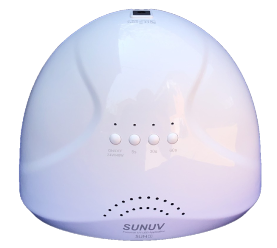 Гібридна світлодіодна UV/LED лампа SunOne 48 вт (Сан ван ) ОРИГІНАЛ з переключенням на 24 вт. Біла. Київ