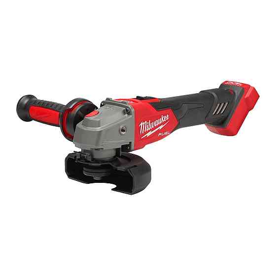 Шлифмашина угловая аккумуляторная MILWAUKEE, M18 FSAGV125XPDB-0X, диаметр 125мм (+ рукоятка, зах. кожух, бескл. гайка, 2 зах. Экран Одесса