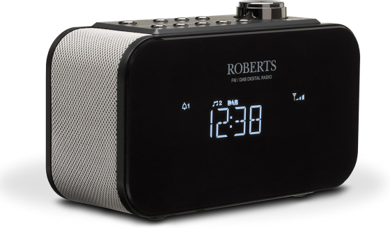Радіо-будильник Roberts ORTUS2BK DAB+/DAB/FM-радіо-будильник із зарядкою для смартфона через USB – чорний Б/В Київ