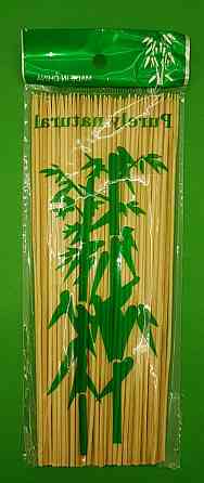 Бамбуковая Палочка для шашлыка (100шт) 20см 2.5mm (НЕ ТОЧНОЕ КОЛИЧЕСТВО) (1 пачка) Харьков
