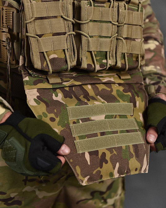 Плитоноска мультикам із напашником під плити 25 на 30 зі швидким скиданням і підсумками Одеса - фото 13