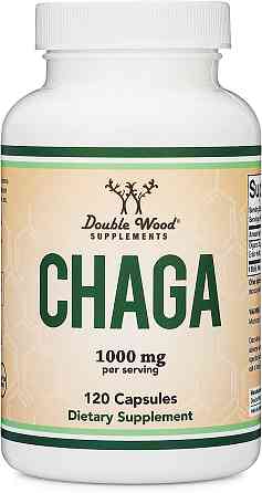 Чага Double Wood Supplements Chaga Mushroom 1000 mg 120 capsules Луцьк