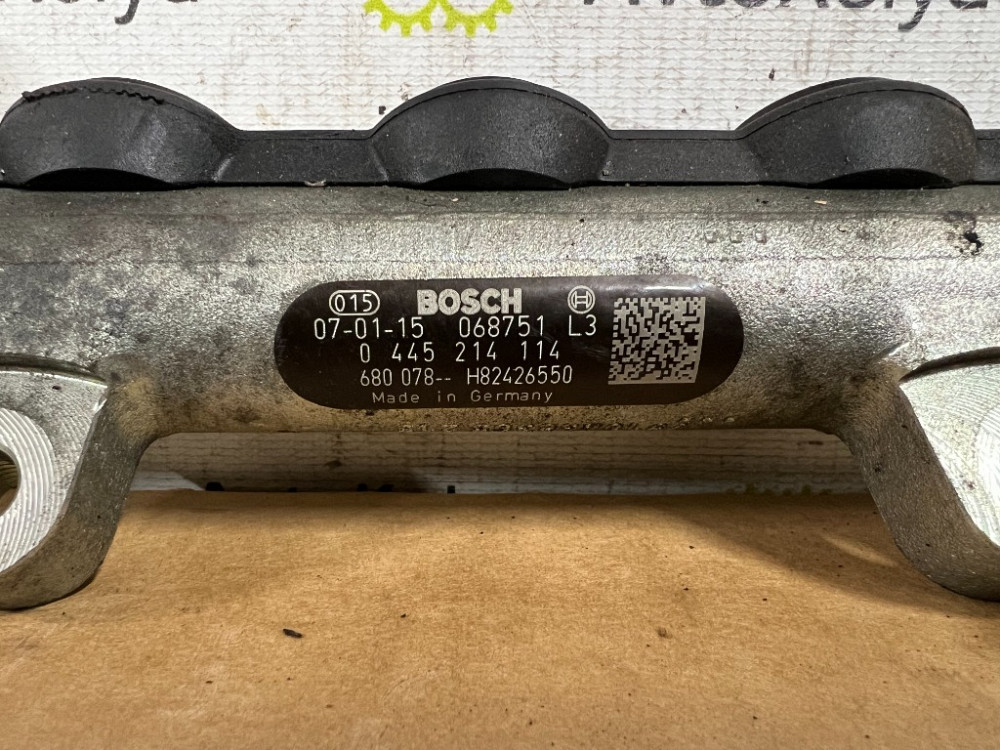 Паливна рейка (рампа форсунок) Nissan Primastar 2.0 dci 2007-2010 (0445214114) Euro 4 Ковель - изображение 2