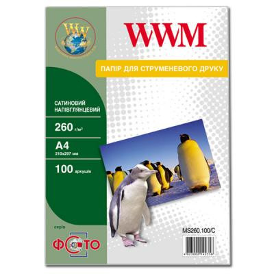Фотобумага WWM A4 (MS260.100/C) Винница - изображение 1
