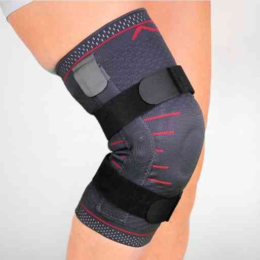 Бандаж на коліно на шарнірах з силіконовою подушечкою Orthopoint REF-703 наколінник регульований Розмір M Кам'янець-Подільський