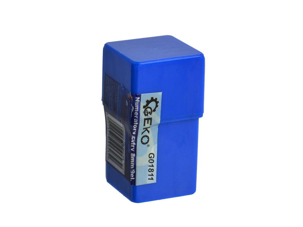 Клейма цифрові "GeKo" висотою  8 мм, комплект 9 шт. (0-9) Киев - изображение 3