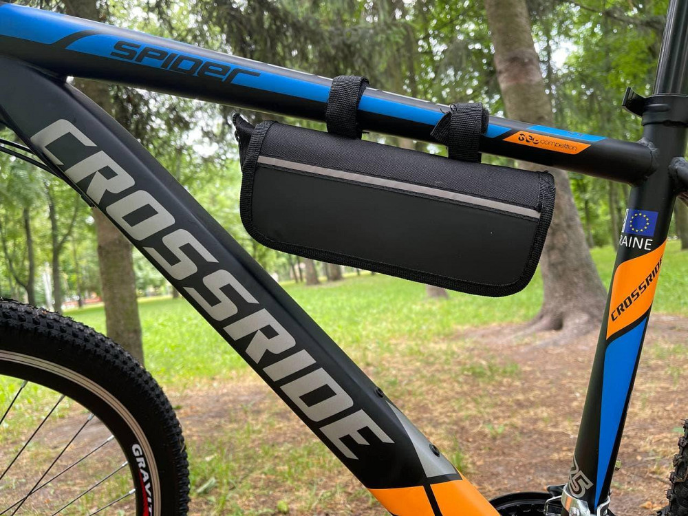 Велосипедна сумка з набором інструментів та насосом з манометром Feel Fit Бровари - фото 3