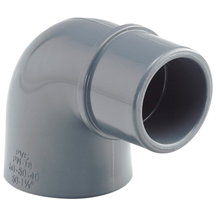 Коліно ПВХ Hidroten 1001606, редукційне, d63x63x50 мм Киев - изображение 1