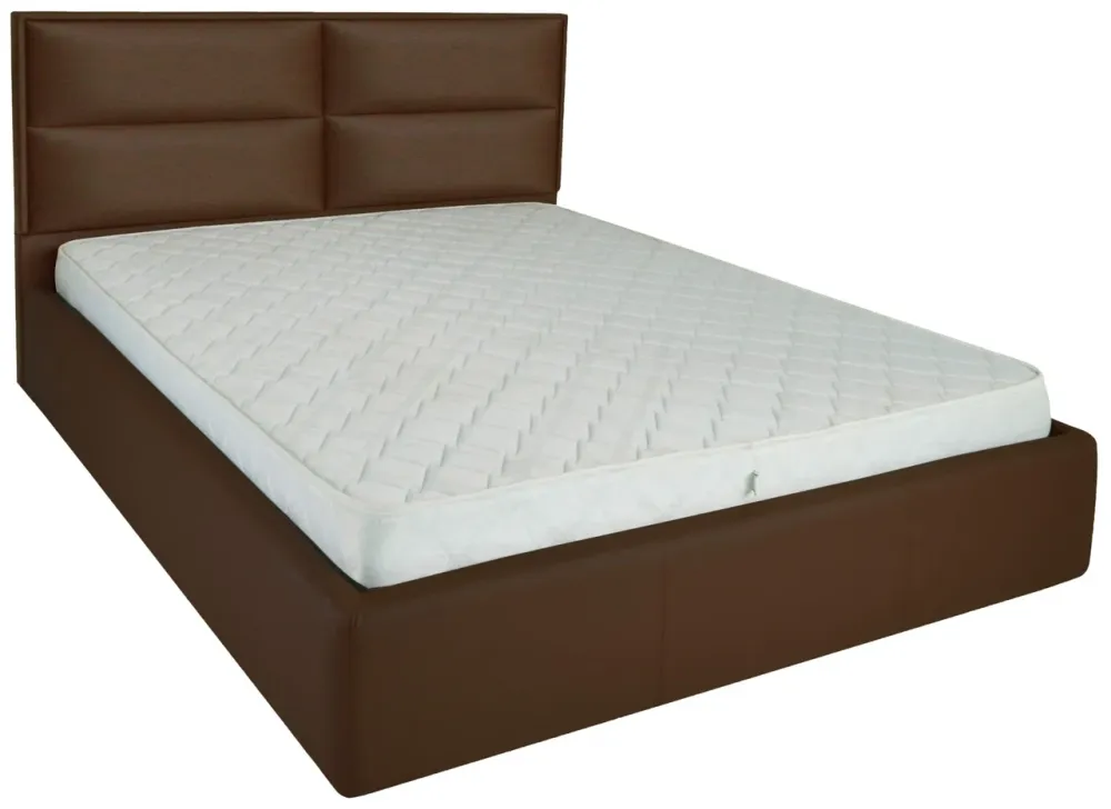 Кровать Двуспальная Sheffield Comfort 180 х 190 см Fly 2231 A1 С подъемным механизмом и нишей для белья Темно-коричневый Киев - изображение 1