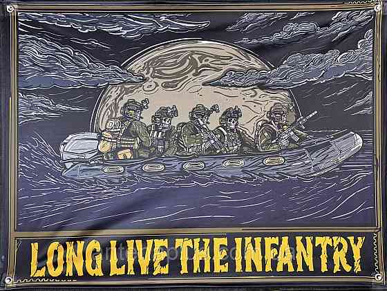 Long Live The Infantry баннер 600х900 мм Киев