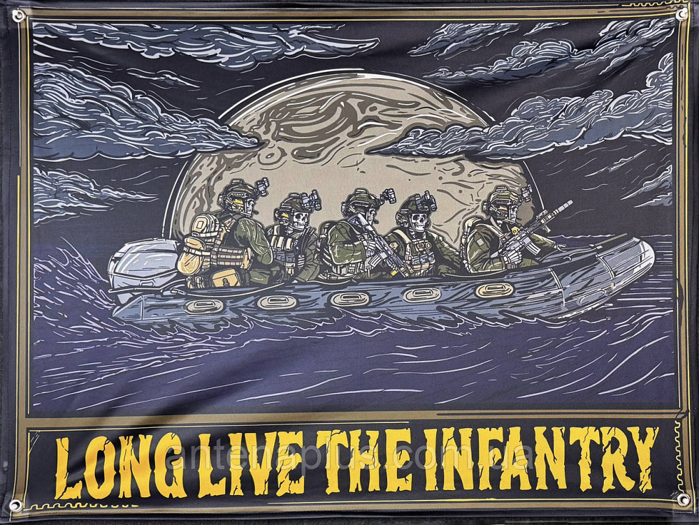 Long Live The Infantry баннер 600х900 мм Киев - изображение 1