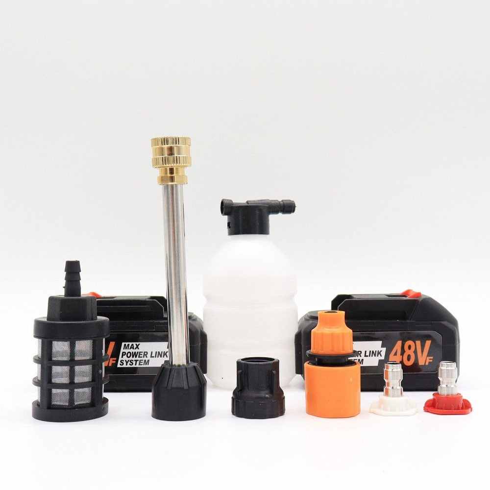 Аккумуляторная мойка высокого давления + Подарок Налобный фонарь T6+2XPE, RJ-3000 / Мини-мойка для авто Киев - изображение 9