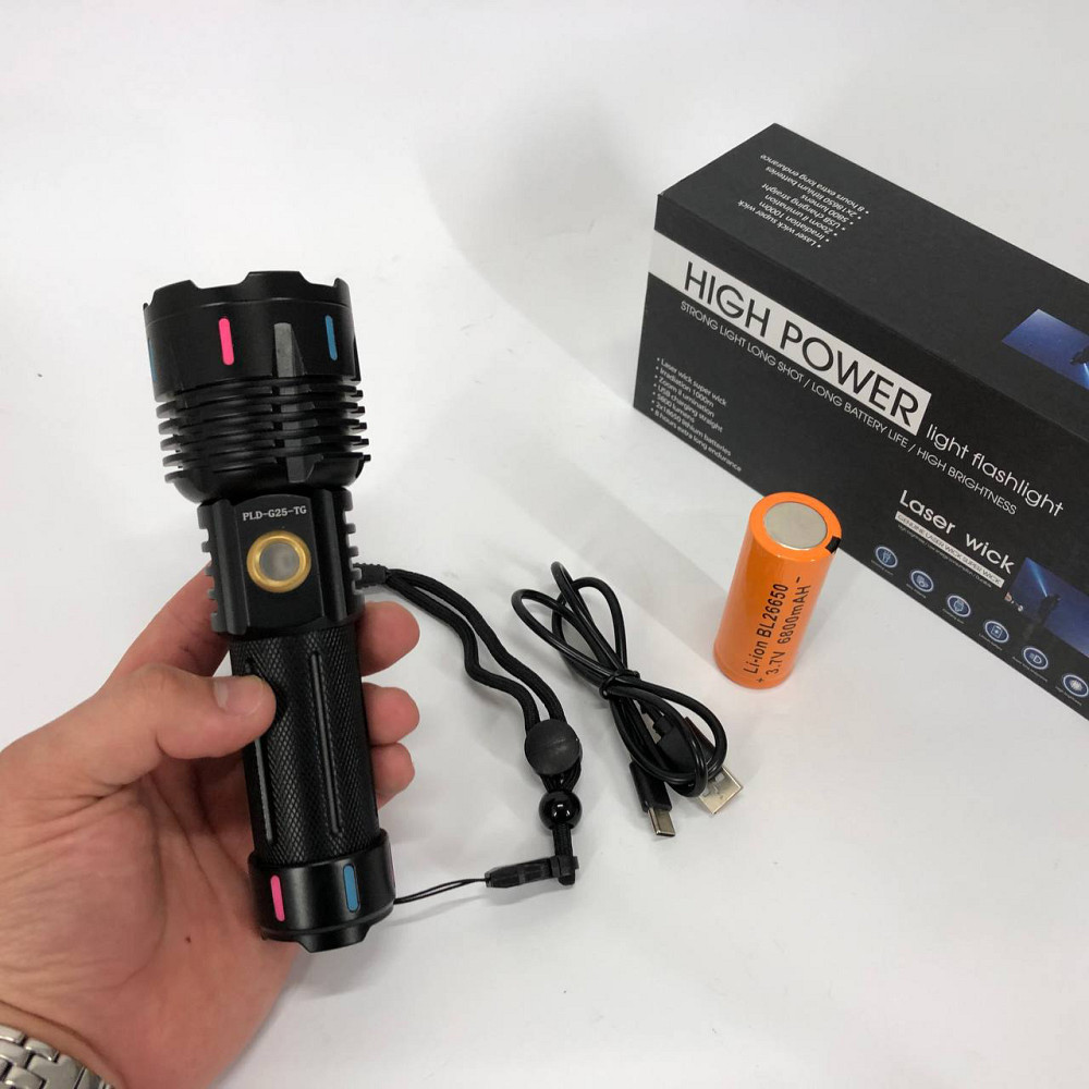 Професійний тактичний ліхтарик, Ліхтар світлодіодний тактичний, Тактичні ліхтарі акумуляторні SL-28 Львів - фото 1