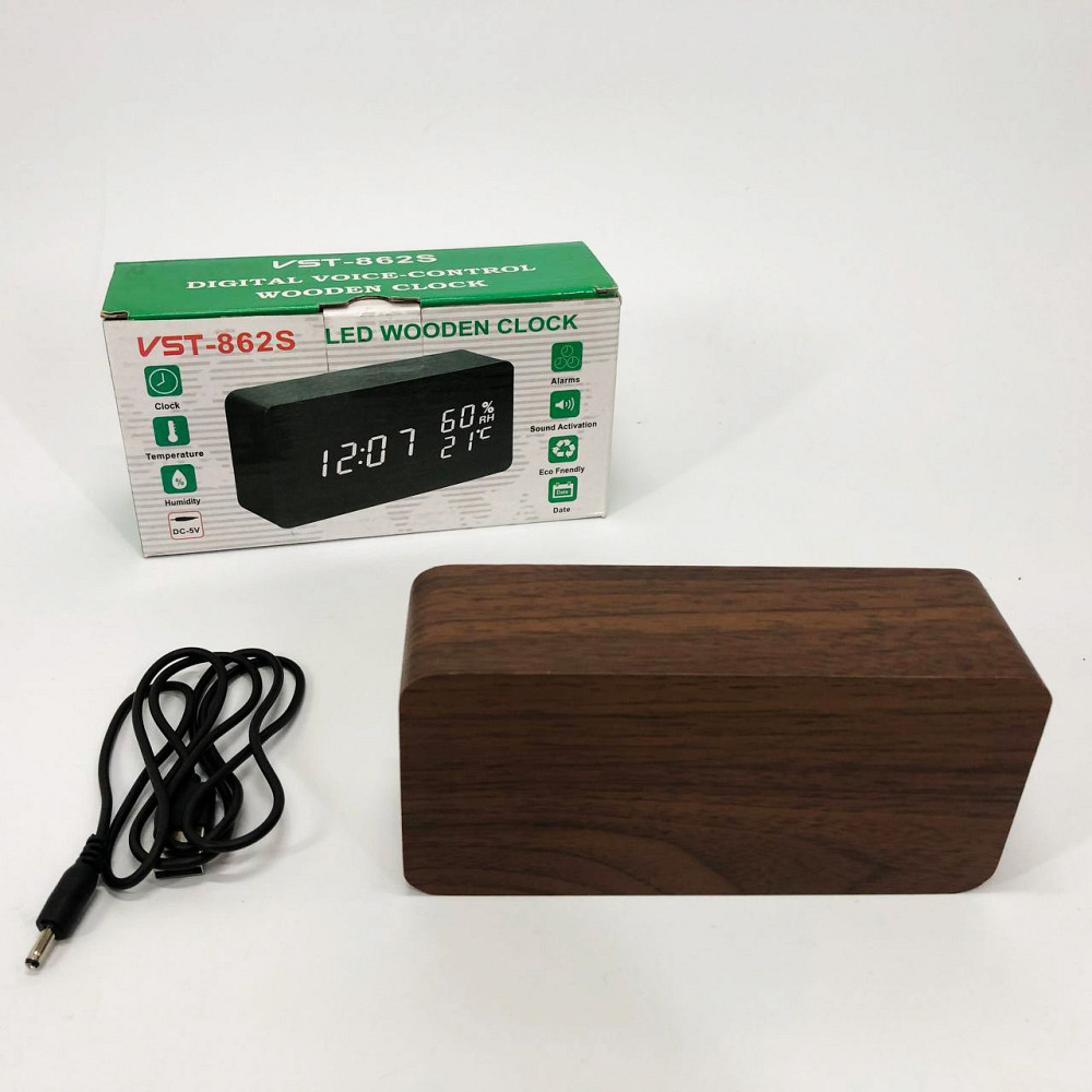 Часы настольные классные, Настольные часы со светодиодным дисплеем с светящимся дисплеем JA-68 Львов - изображение 10