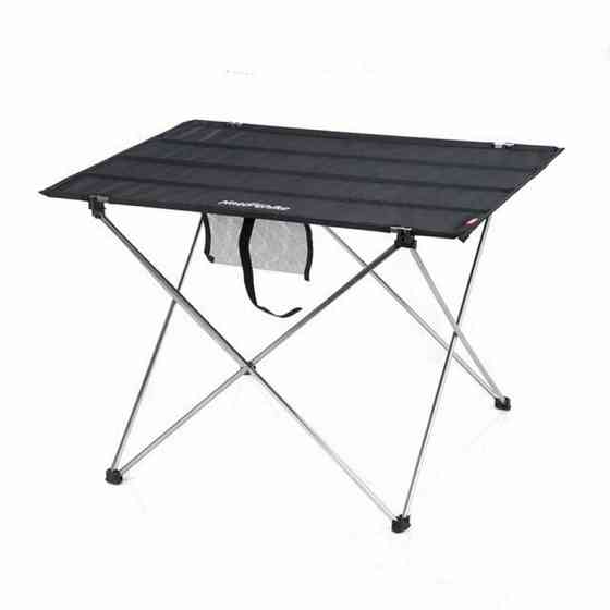 Стіл розкладний Naturehike NH20JJ020,1680D Oxford / алюміній, Розмір L, чорний Киев