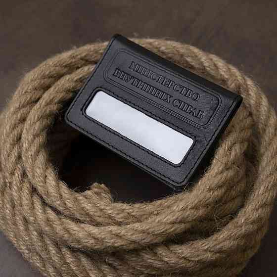 Компактная обложка на документы МВС Украины SHVIGEL 13980 Черная Киев