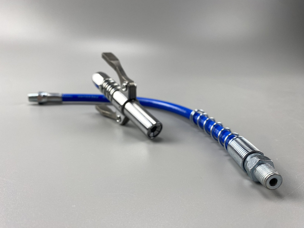 Головка шприца мастила Germany Quality під М6/М8/М10/М12/М14 пряма маслянка + шланг із пружиною Мукачево - фото 7