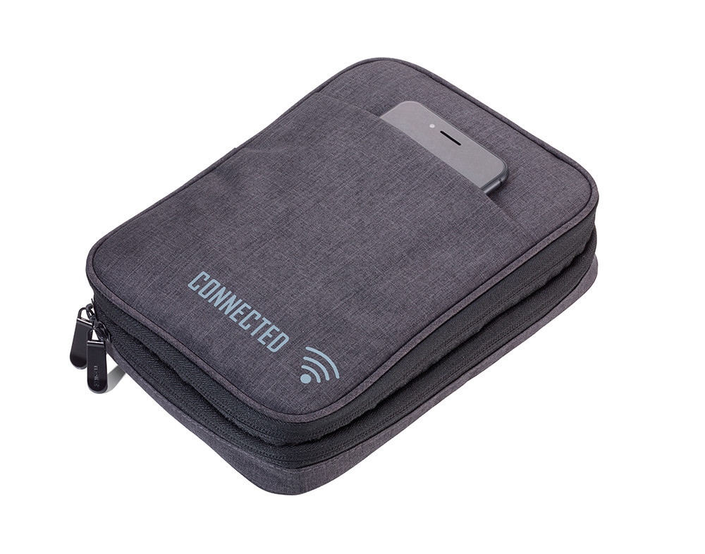Органайзер дорожный Troika Connected полиэстер Серый Винница - изображение 1