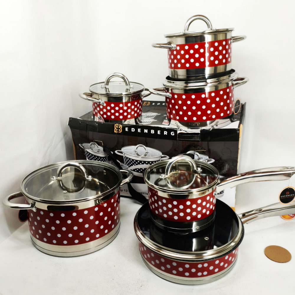 Набір посуду для електричних плит, Набір практичних каструль каструль для електроплити BN-61 Львів - фото 9