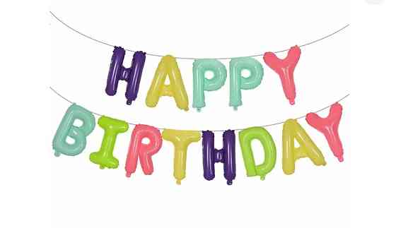 Happy Birthday фольговані кулі Київ