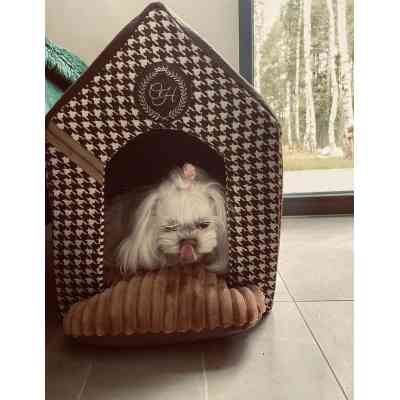 Домик для животных Chloe's Home Positano M коричневый (CLH4593) Винница