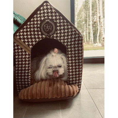 Будиночок для тварин Chloe's Home Positano M коричневий (CLH4593) Вінниця - фото 2