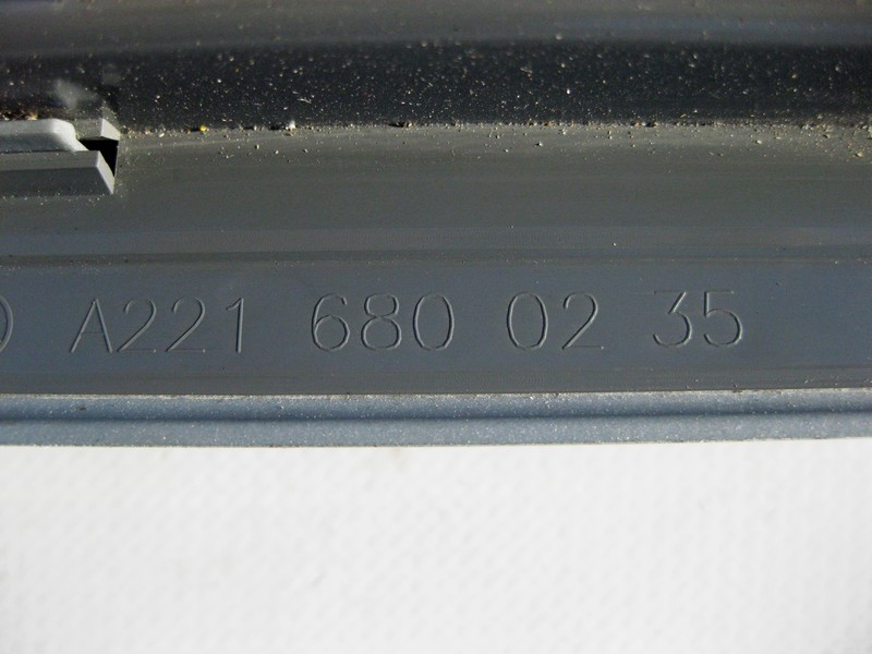 Mercedes-Benz  A2216800235 7E94 Накладка порога сіра внутрішня передня права, потертий хром S-Class W221 Одесса - изображение 3