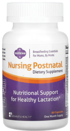 Послеродовой уход Fairhaven Health Milkies Nursing Postnatal 60 капс Киев