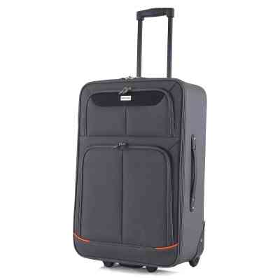 Чемодан Semi Line 24" M T5754-2 Grey/Orange Lines (DAS303343) Винница