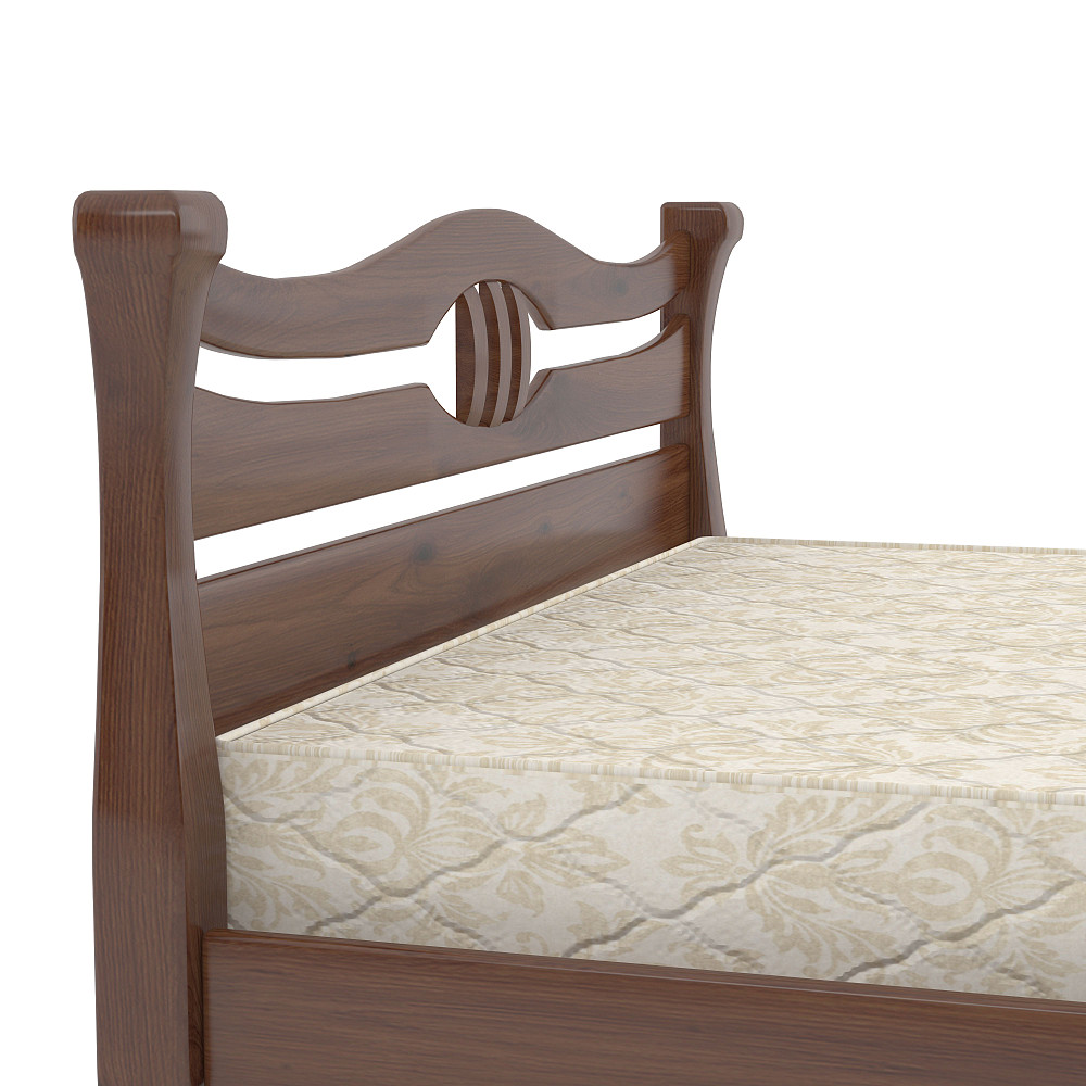 Двоспальне ліжко Mebigrand Даллас Горіх лісовий 140х200 см (DMBG-1744) Дніпро - фото 6