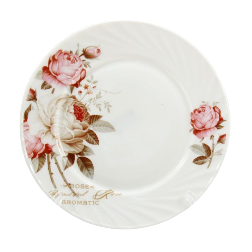 6916/ S  Тарілка №9,5 мілка  Чайна троянда    Хвилястий край    O30095CE 7013100000 Житомир - фото 1