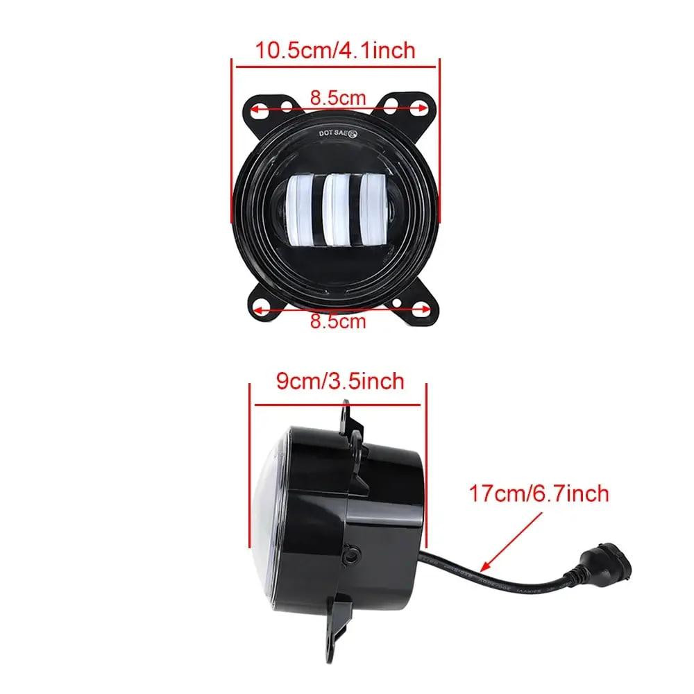 Комплект протитуманних LED фар StarLight HP-GZD-351-02 DAF-105 біле світло (XF, CF, LF) Харків - фото 3