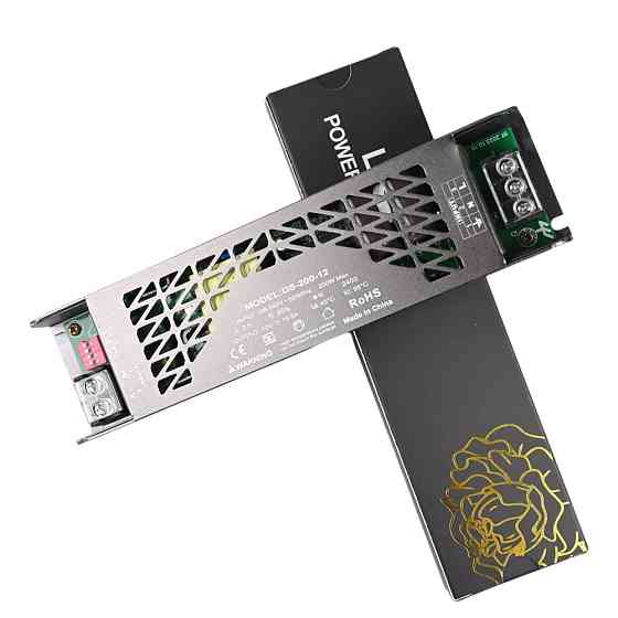 Блок живлення з плавним включенням та зміною яскравості LED стрічки 300Вт 24В IP20 (DS-300-24) Коломия