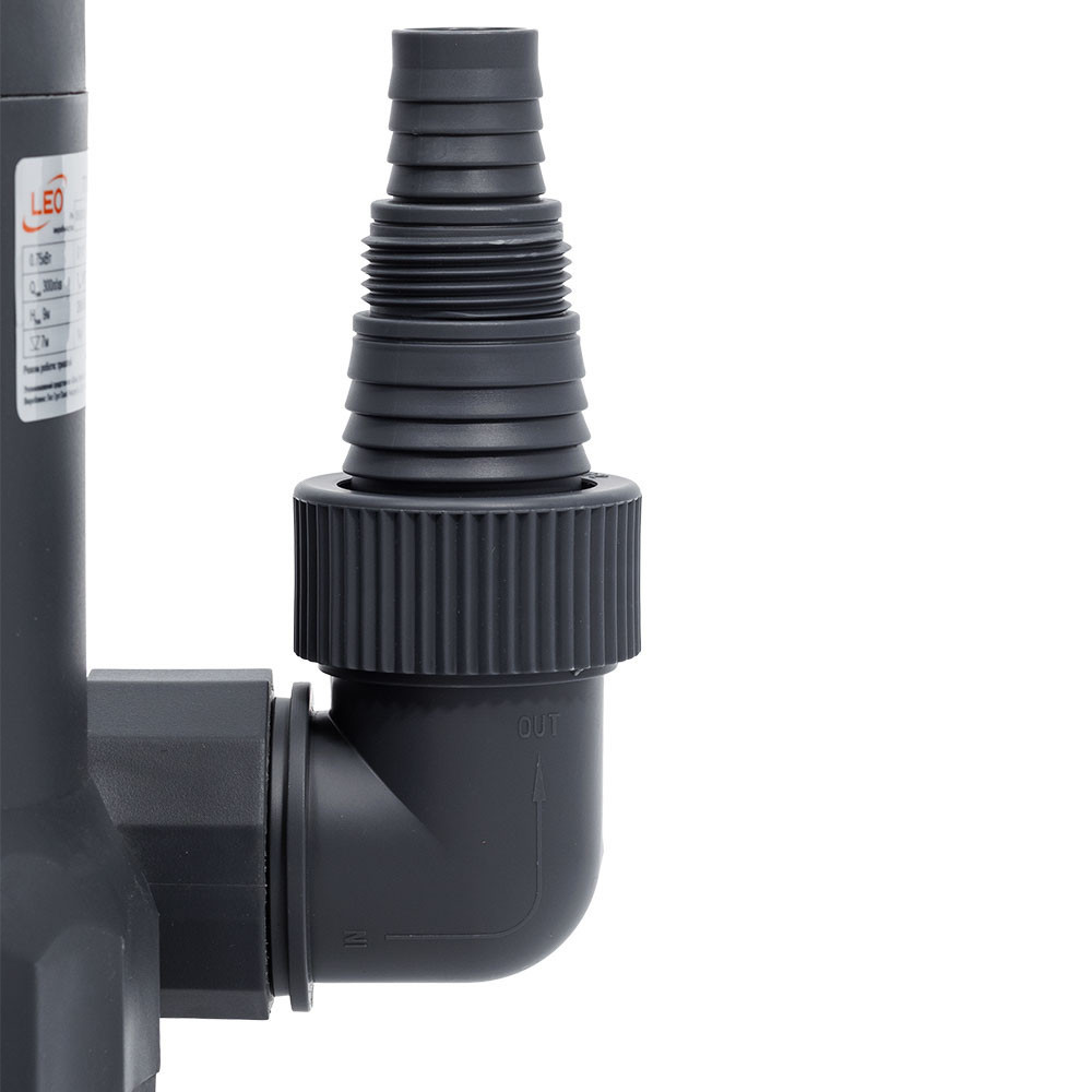 Насос дренажний садовий 0.75кВт Hmax 9м Qmax 300л/хв (част. до 35мм) LEO (773165) Рівне - фото 5