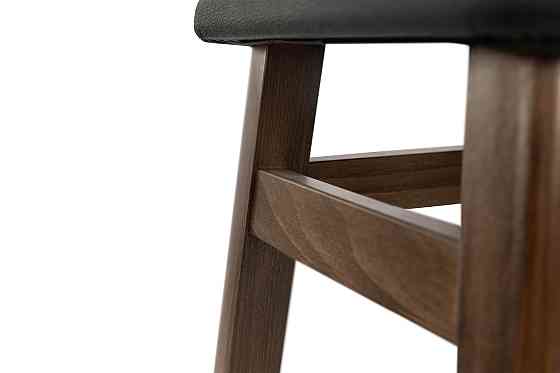 Табурет БАРНИЙ КВАДРАТНИЙ М'ЯКИЙ (80 см), темн.гор Київ