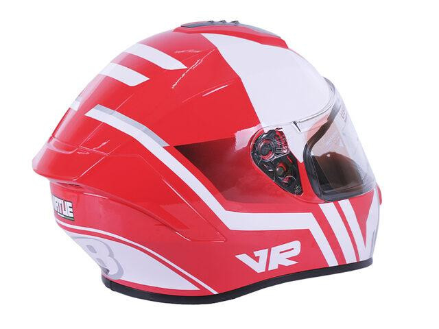 Мотошлем интеграл MD-813 (красно-белый, size M) Мукачево - изображение 2