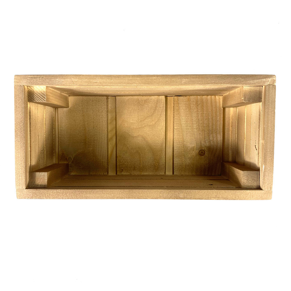 Ящик садовий декоративний для квітів або для зберігання речей з натурального дерева 30х14,5х11,5 см Кам'янець-Подільський - фото 3