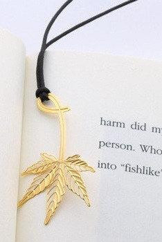 Закладка книжкова Кленовий лист Київ - фото 1