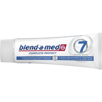 Зубная паста Blend-a-med Complete Protect 7 Кристальная белизна 75 мл (8001090716705) Винница - изображение 3