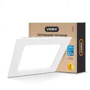 LED Панель врізна квадратна 12W 5000К VL-DLS-125 Videx Житомир