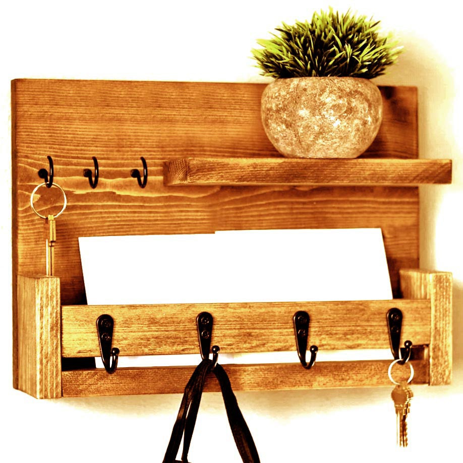 Ключниця дерев'яна "Скархольт 35" сієна Миколаїв - фото 1