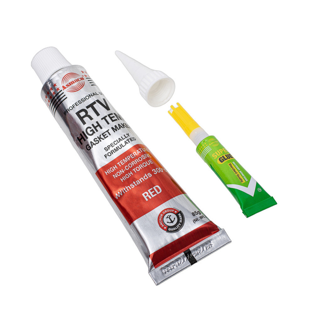 Герметик силіконовий RTV-формувач прокладок високотемпературний +300 °C червоний 85 г OAE ASMACO (6371221) Київ - фото 7