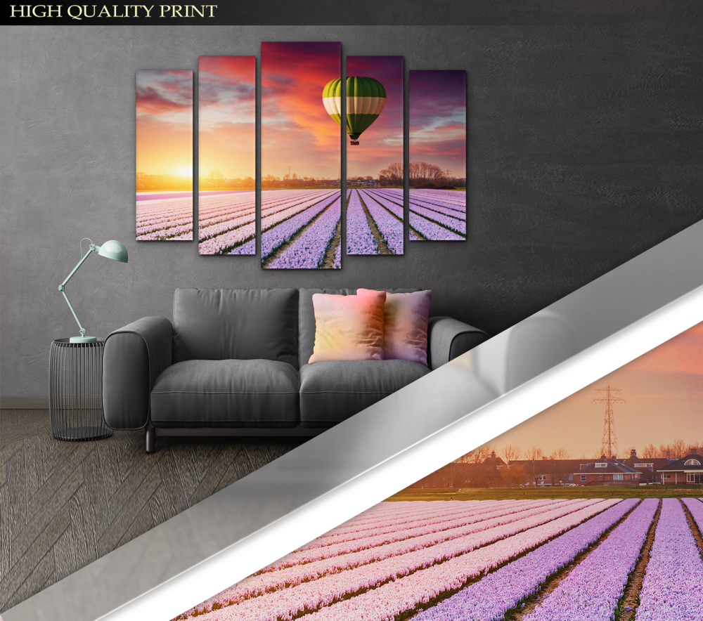 Модульна картина Повітряна куля Art-336_5 ( 80х118см ) Київ - фото 3