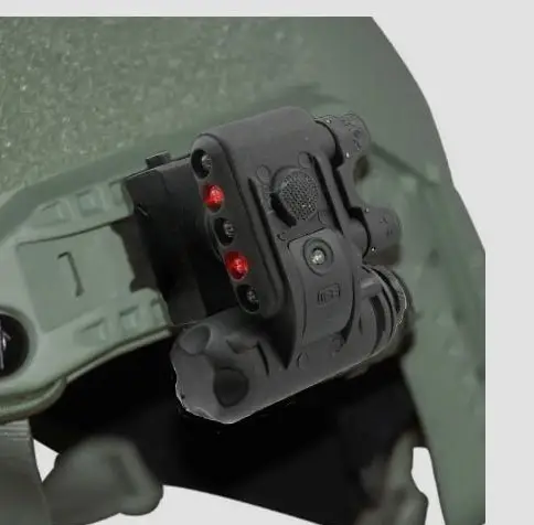 Тактичний ліхтар на шолом Night Evolution Gen 2 (біле + червоне світло) Чорний Вінниця