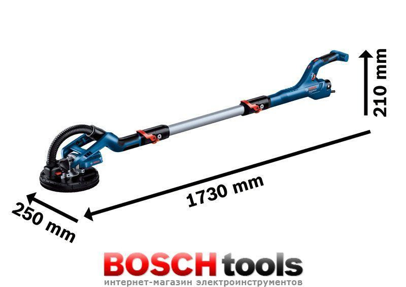 Шлифовальная машина для стен и потолка (жираф) Bosch GTR 550: 550 Вт, 225 мм (06017D4020) Киев - изображение 2