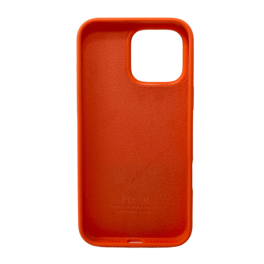 Чохол для смартфона Silicone Full Case AA Open Cam for Apple iPhone 16 Pro 52,Orange Київ - фото 3