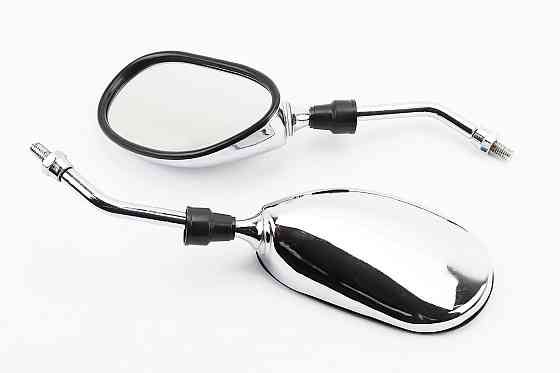 УЦІНКА Дзеркала к-кт DIO-хром "краплі", м8 (незначні подряпини, можливі дефекти фарбування, див. фото) Киев