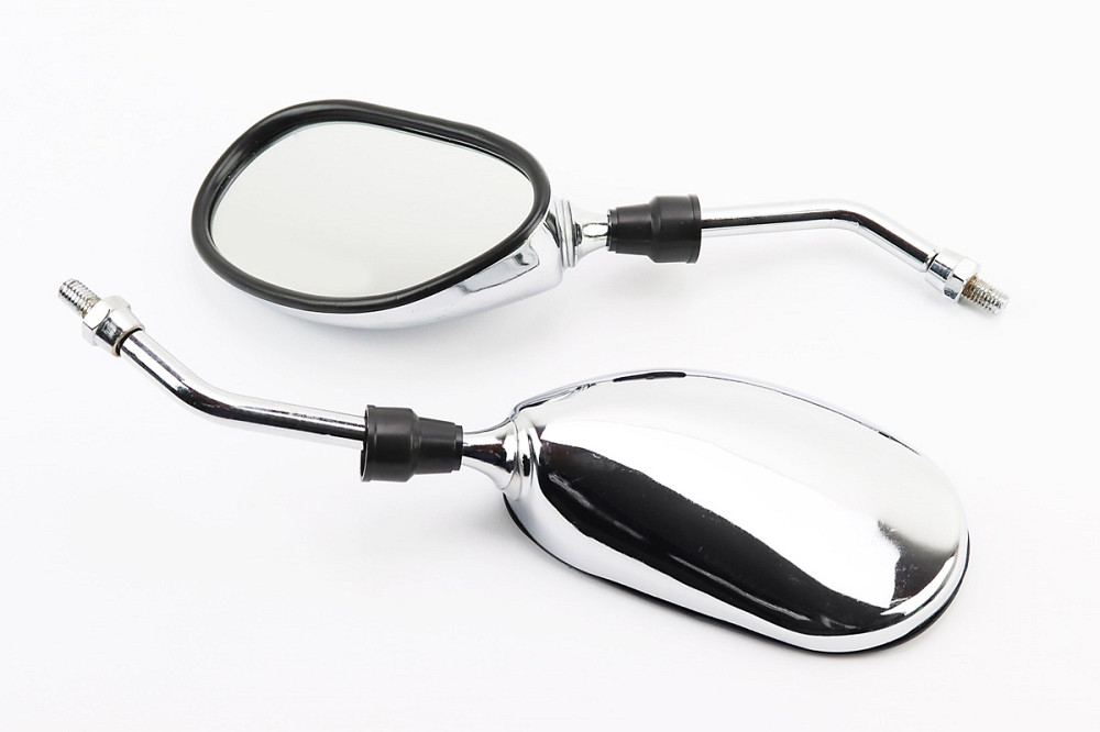 УЦІНКА Дзеркала к-кт DIO-хром "краплі", м8 (незначні подряпини, можливі дефекти фарбування, див. фото) Киев - изображение 1